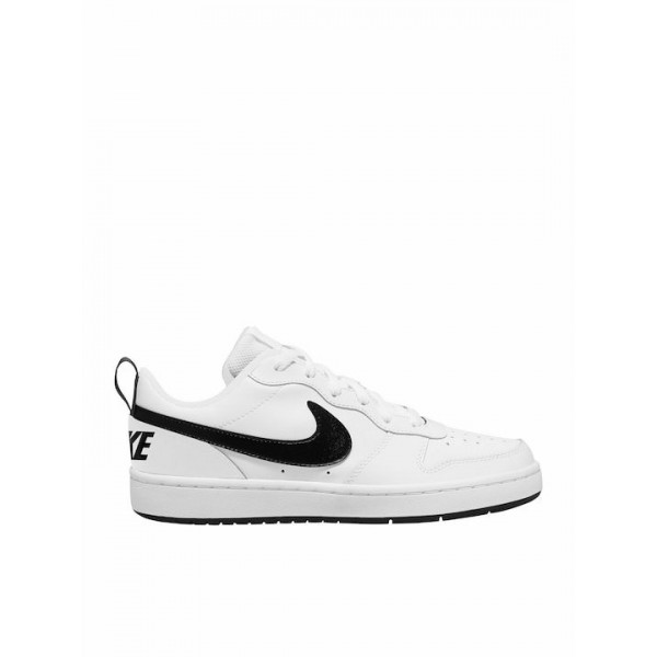 Nike Αθλητικά Παιδικά Παπούτσια Μπάσκετ Court Borough Λευκά  BQ5448-104