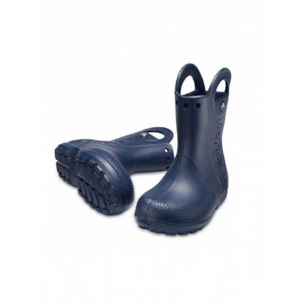 Crocs Παιδικές Γαλότσες για Αγόρι Handle It Rain Boot Navy Μπλε 12803-410