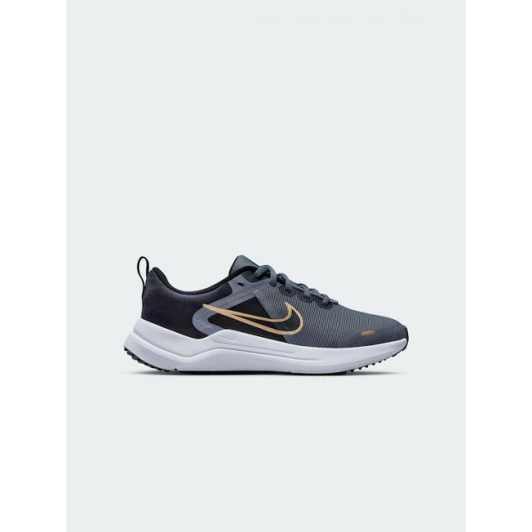 Nike Αθλητικά Παιδικά Παπούτσια Running Downshifter 12 Cool Grey / Metallic Gold / Black / White Κωδικός: DM4194-005